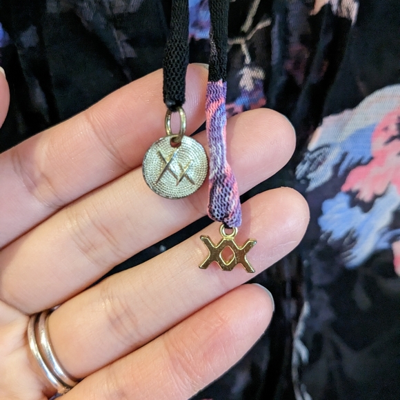 MEXX Floral Sheer Black Blouse 3/4 sleeve Size S Small - Picture 3 of 8